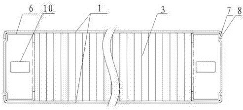 Honeycomb column of core steel structure