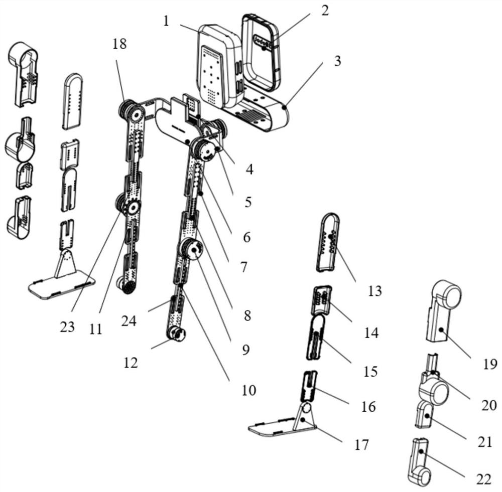 Exoskeleton assistance and lower limb rehabilitation integrated robot