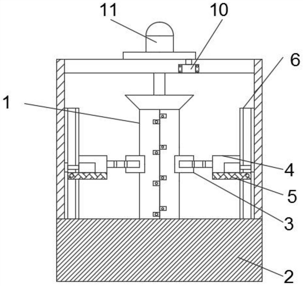 Vibration platform for concrete pipe pouring