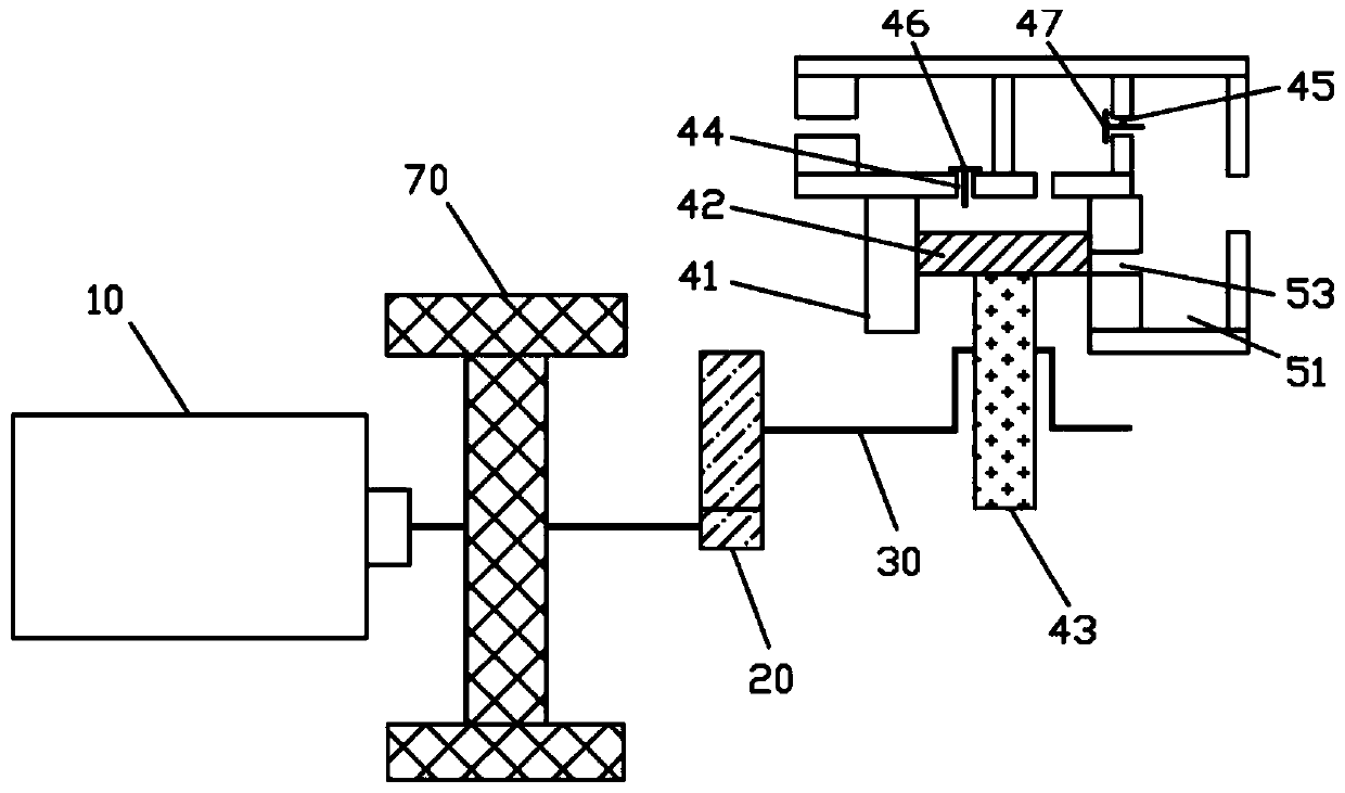 Electric water pump and water gun structure with water flow buffer chamber