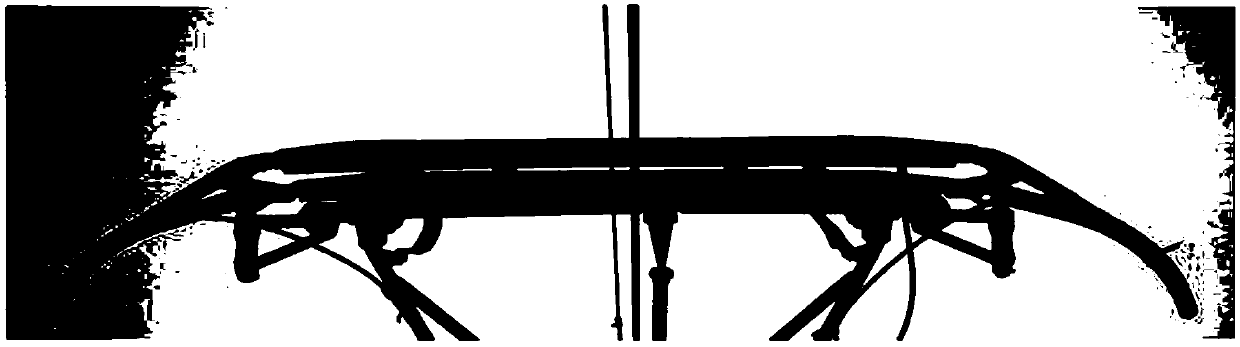 Real-time measurement method and device for geometric parameters of overhead line system based on single monitoring camera