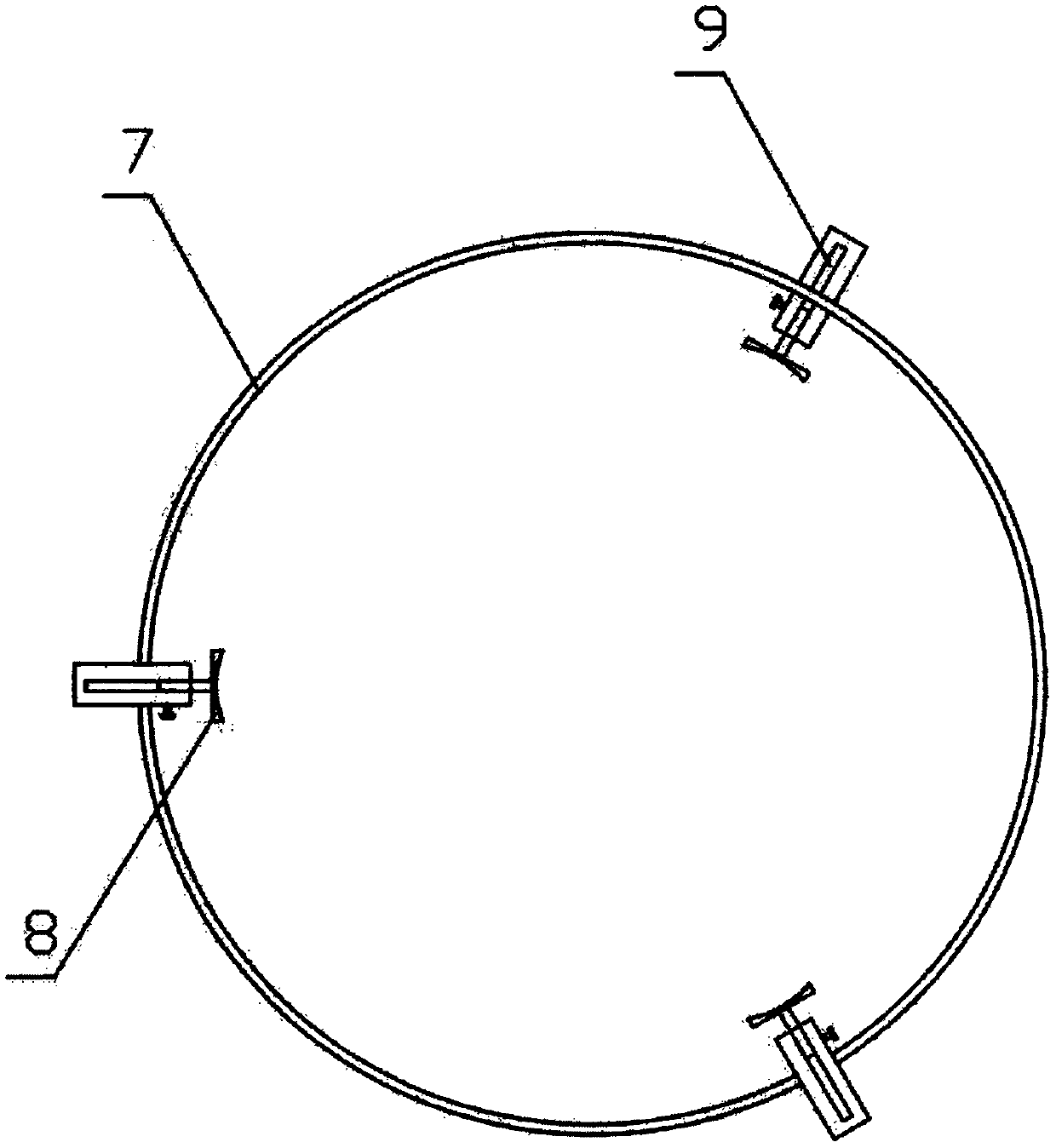 Auxiliary examination device for psychopaths