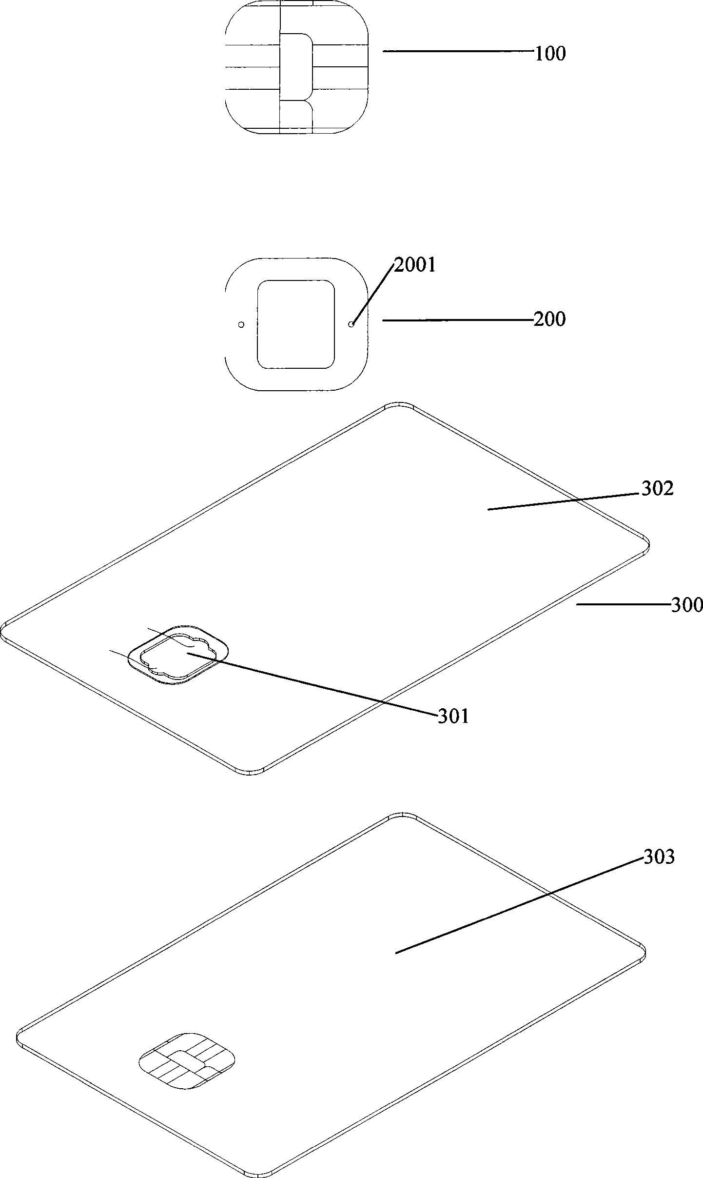 Double-interface card production method and equipment