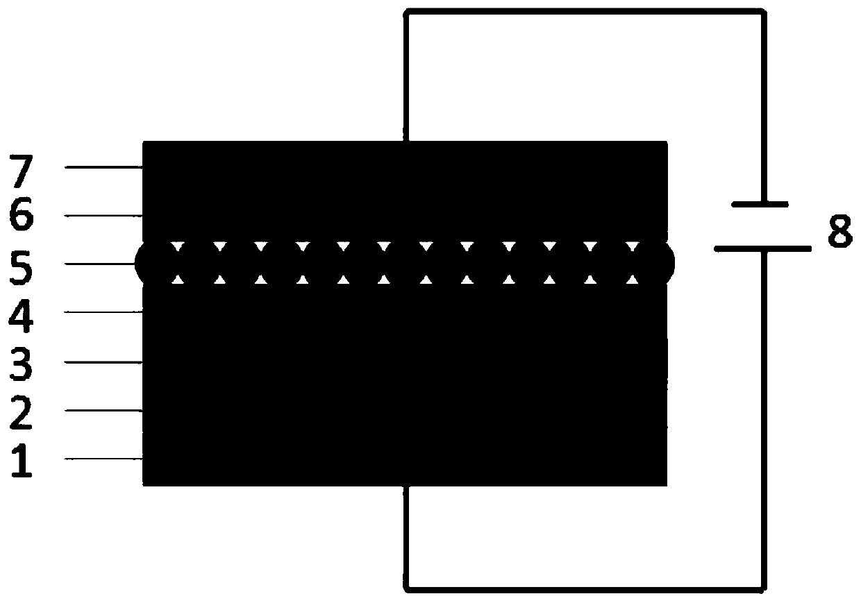 Preparation method and application of light-emitting diode of ligand-stripped quantum dot light-emitting layer