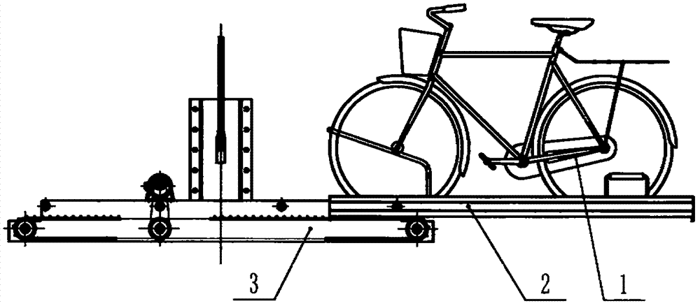 Bicycle stereo parking method and facility