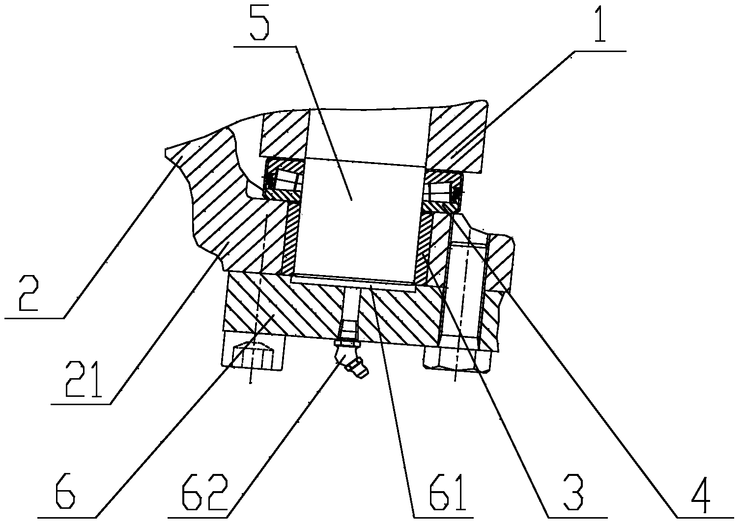 Bearing component, steering bridge and vehicle