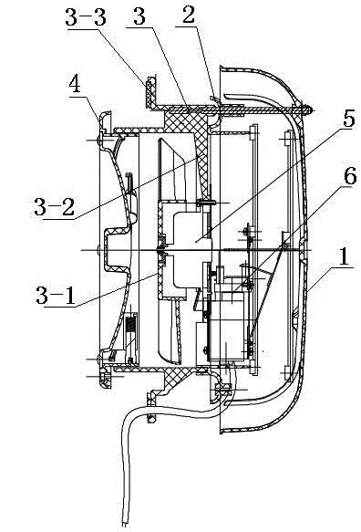 Air exchange structure capable of opening and closing air outlet automatically