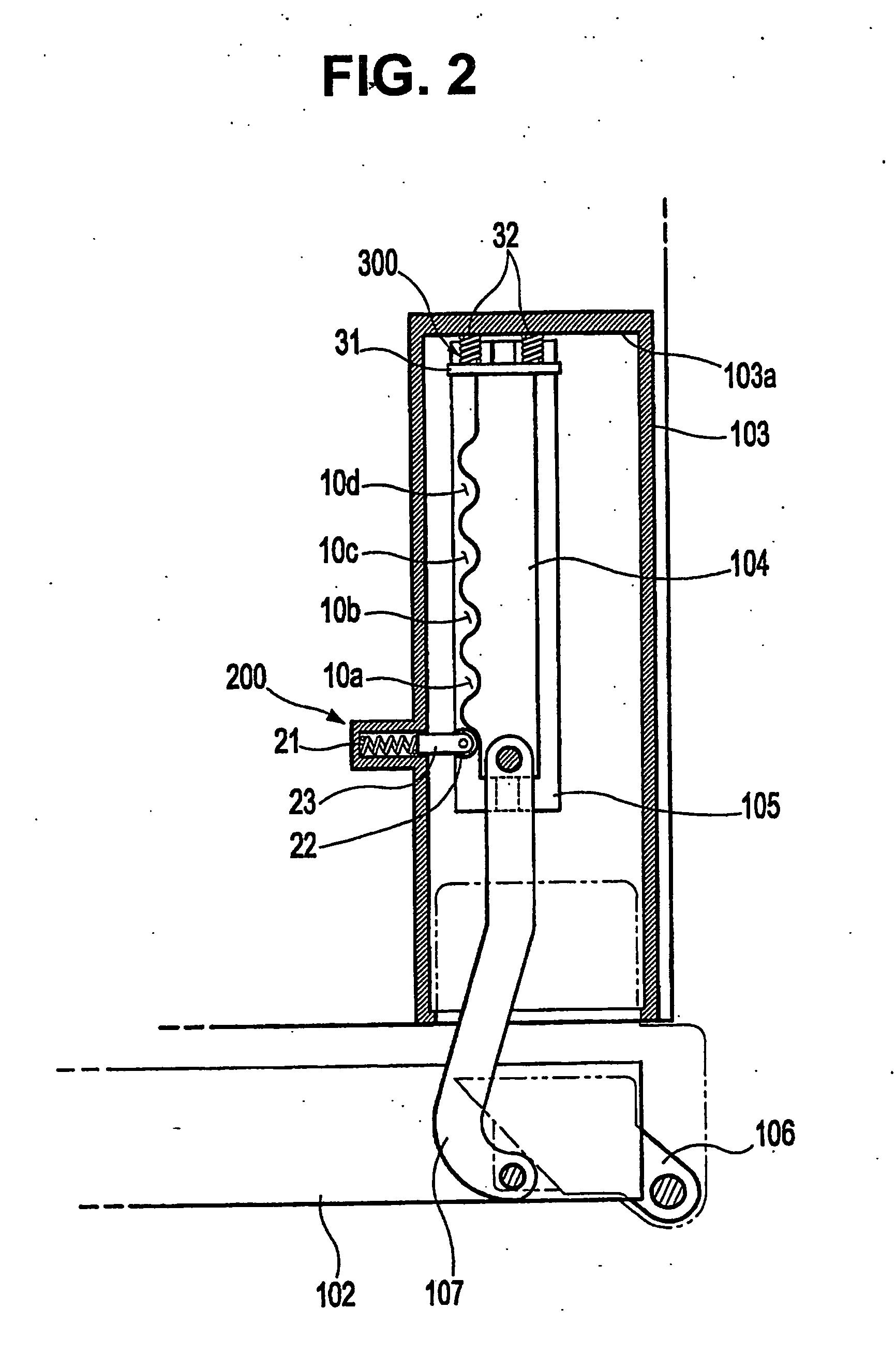 Door control device for refrigerators and refrigerator with the device