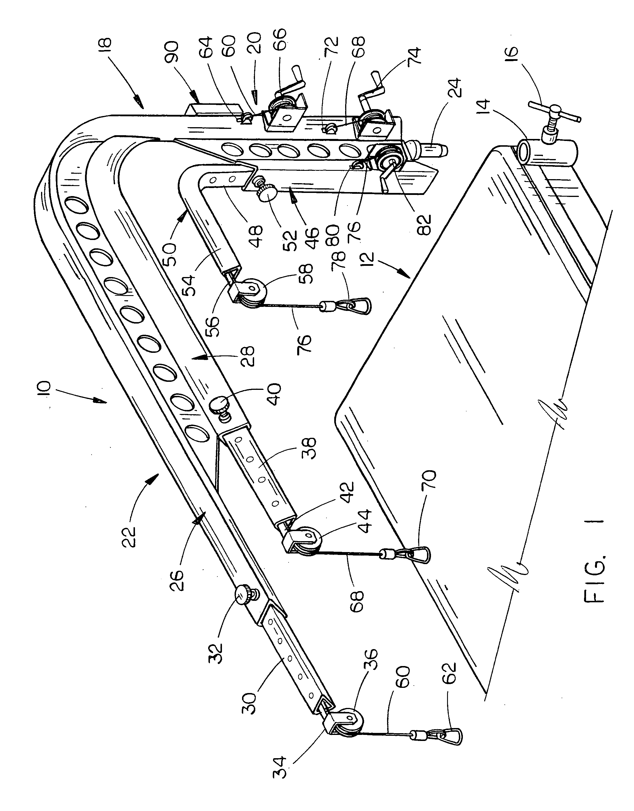 Traction device for use in surgery
