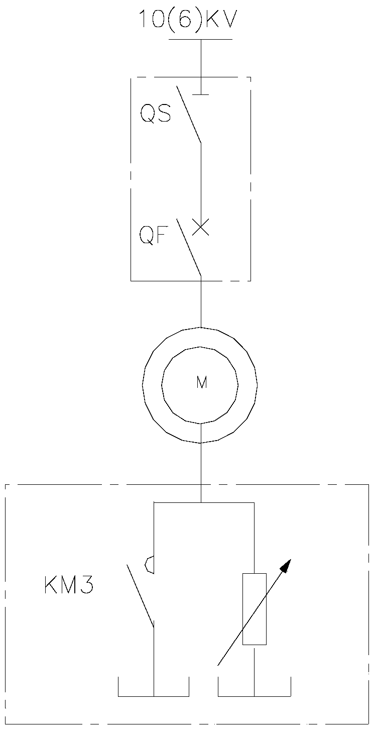 A brush lifting control system and method for a high-voltage winding motor