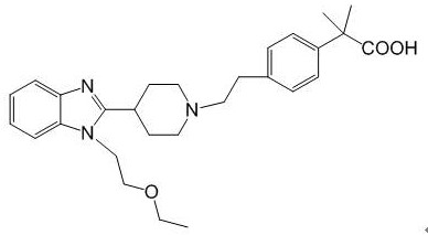 Preparation method of bilastine intermediate