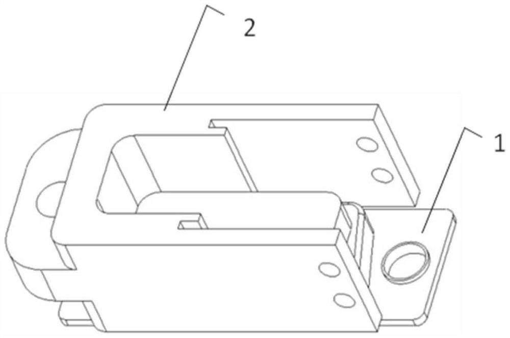 Epoxy glue potting process method for tail-cover-free electric connector cable