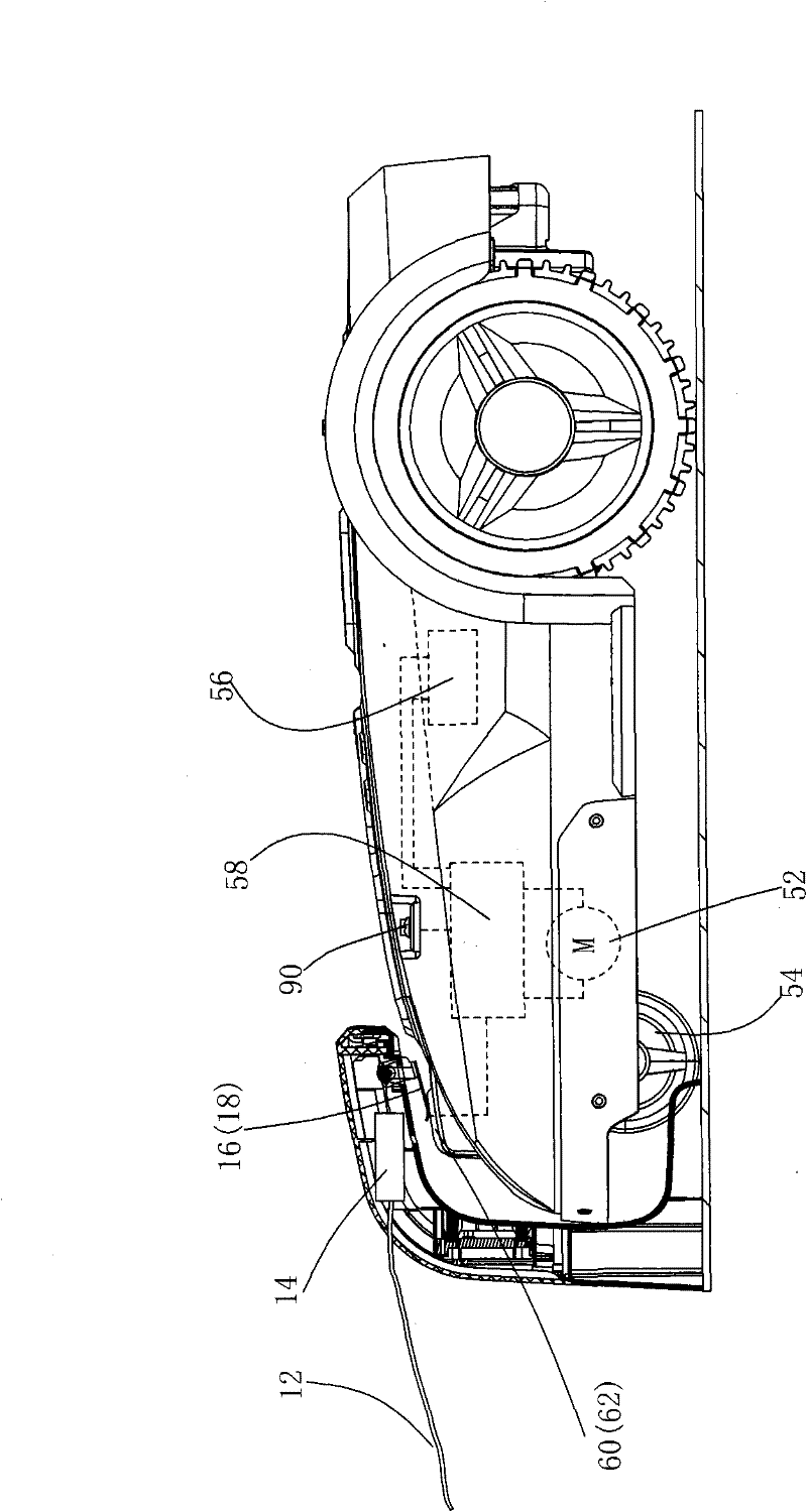 Automatic running device