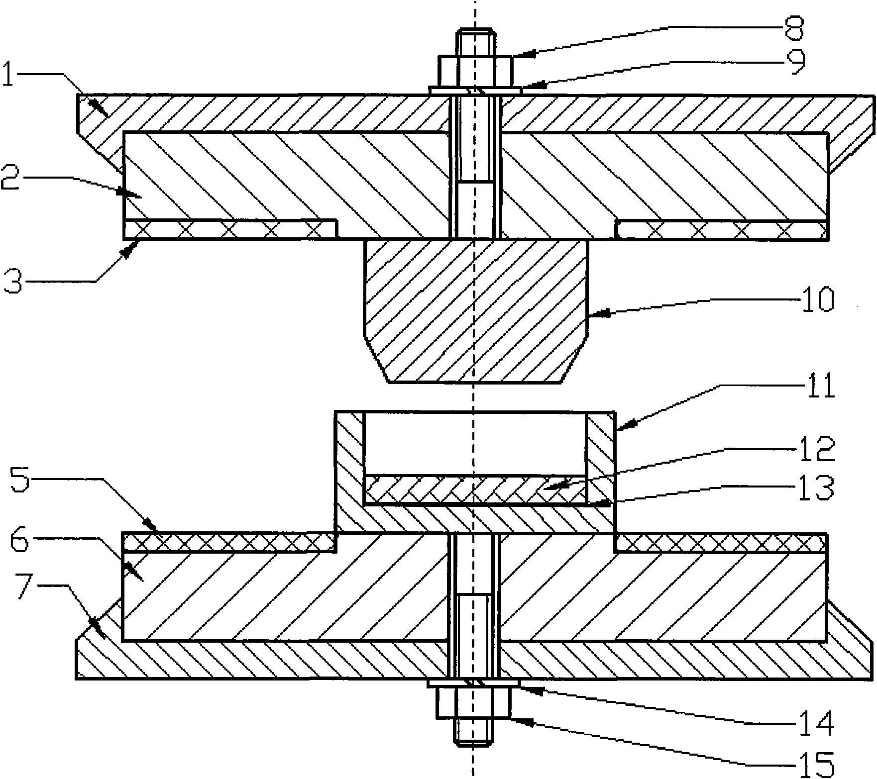 Underwater non-contact type separable transformer for electric energy transmission based on butterfly magnetic core