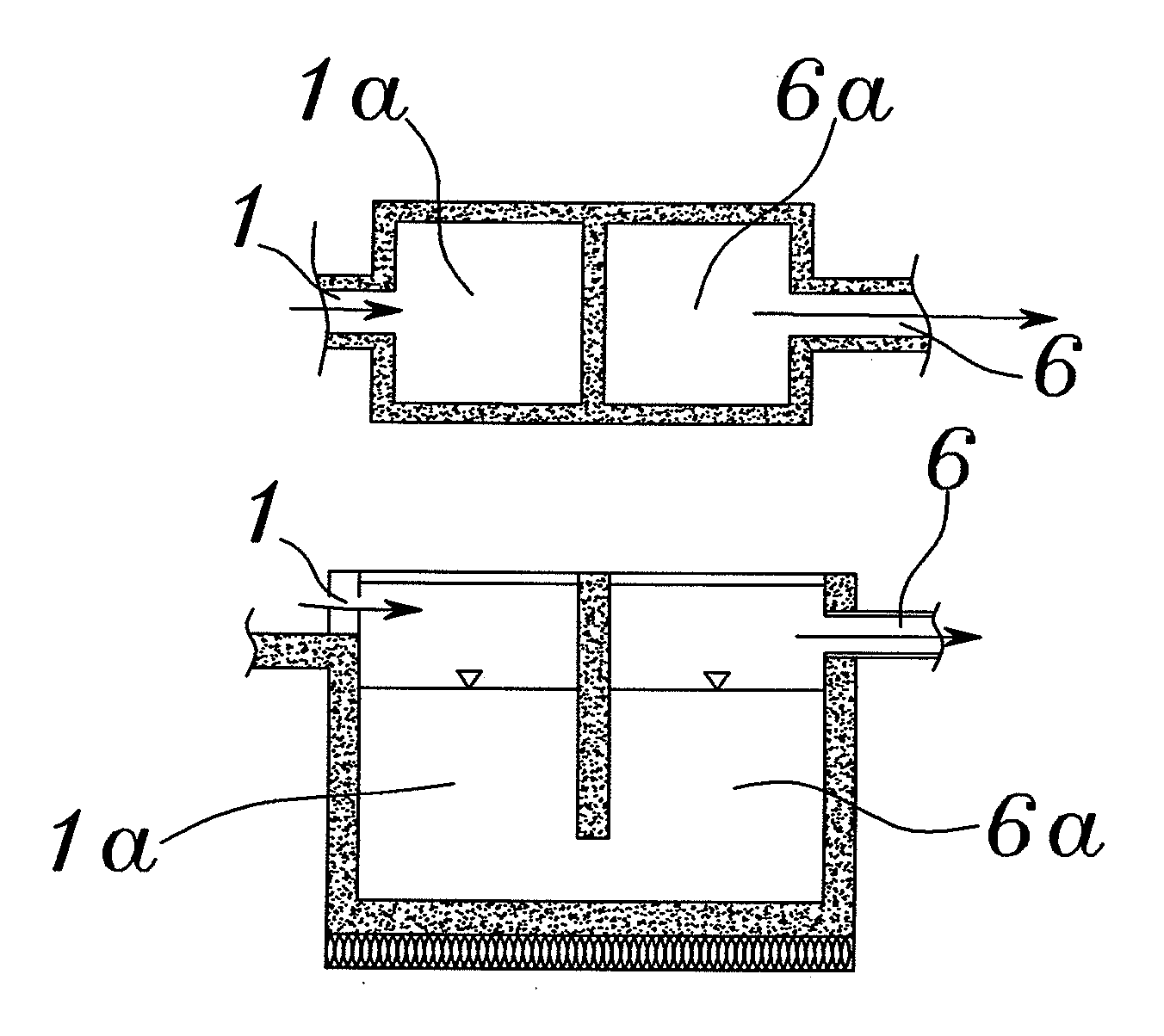 Vortex separator for separating floating and settling substances from centrally inflowing storm-water