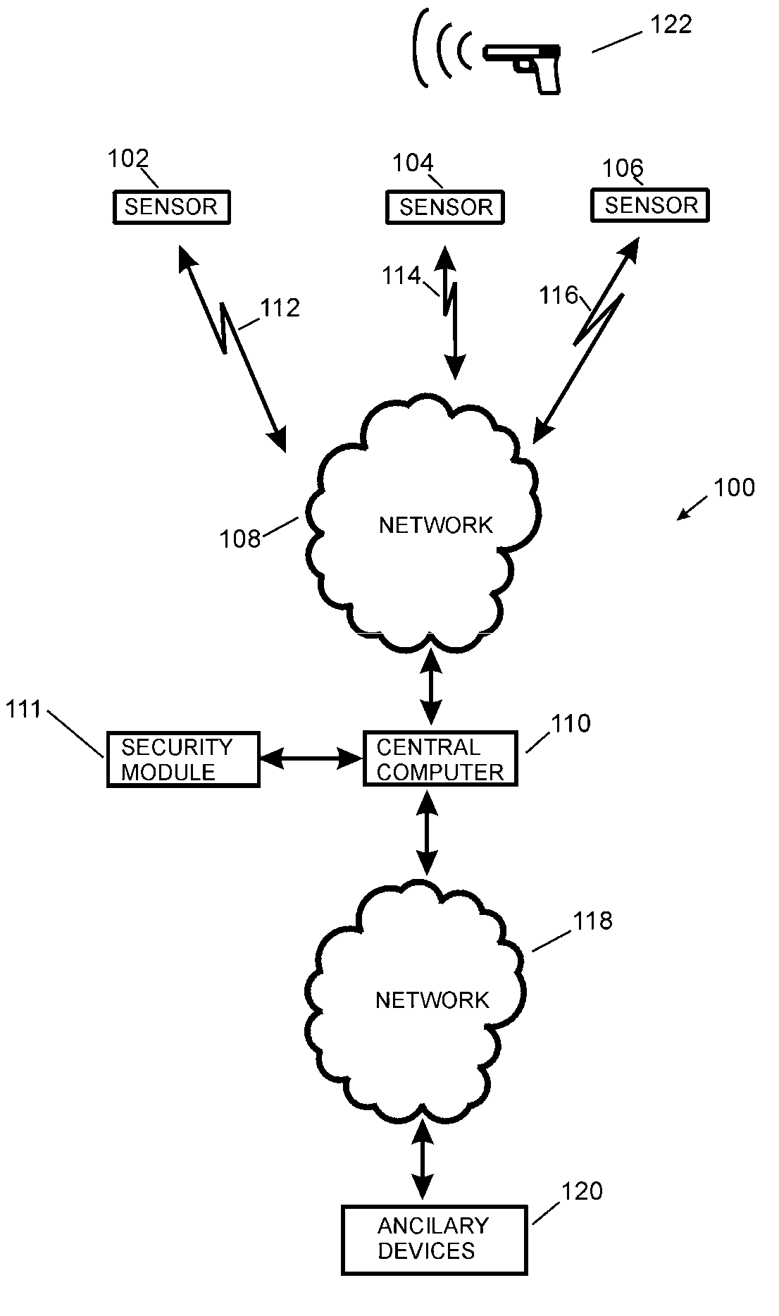 System and method for protecting the location of an acoustic event detector
