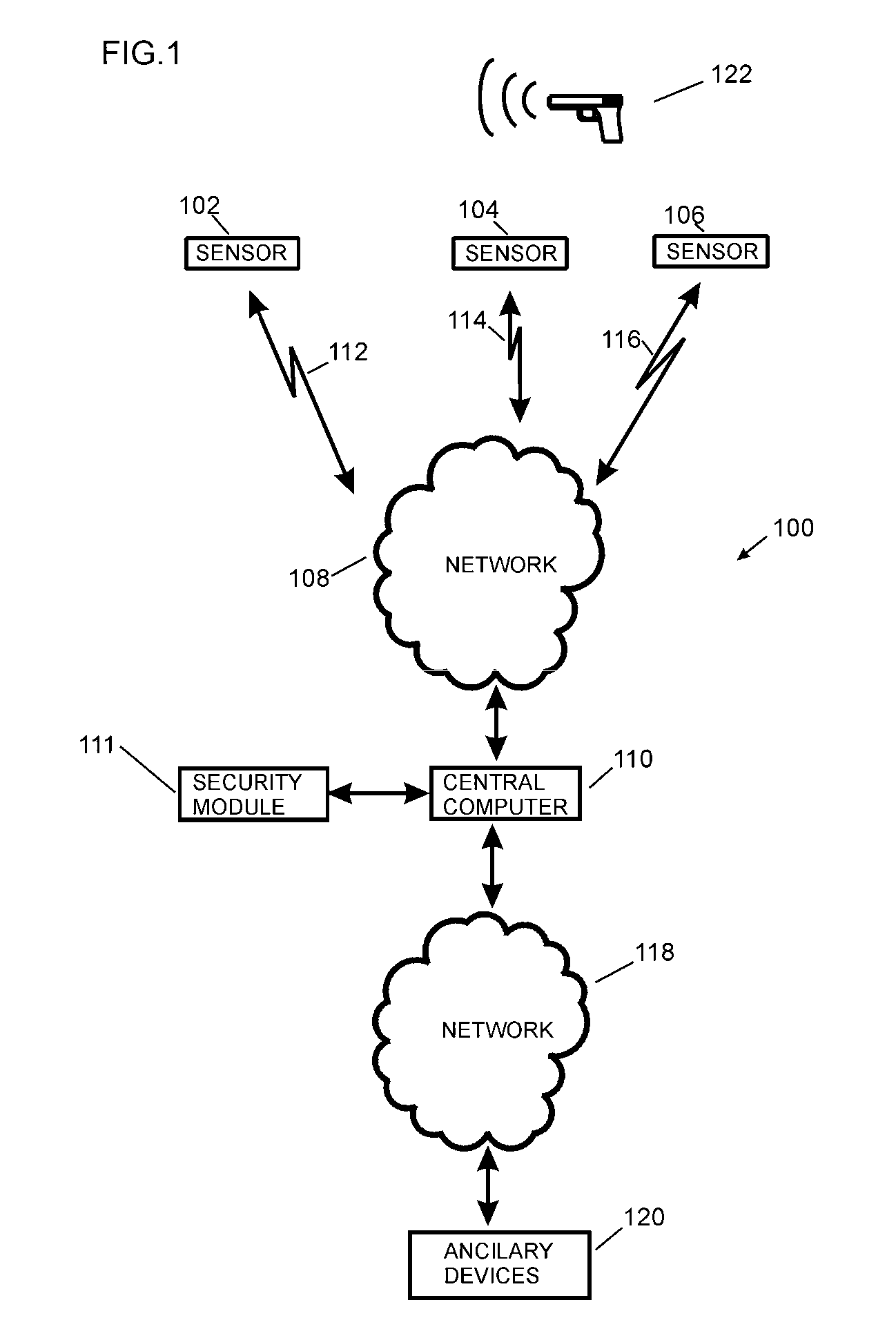 System and method for protecting the location of an acoustic event detector