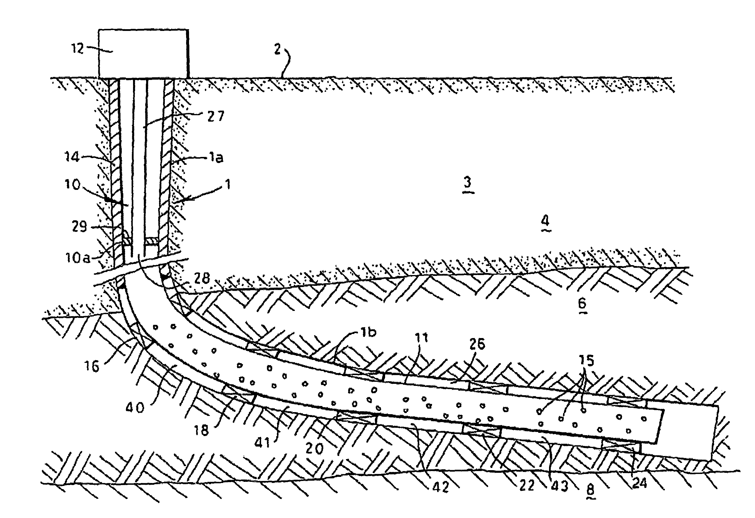 Wellbore system with annular seal member