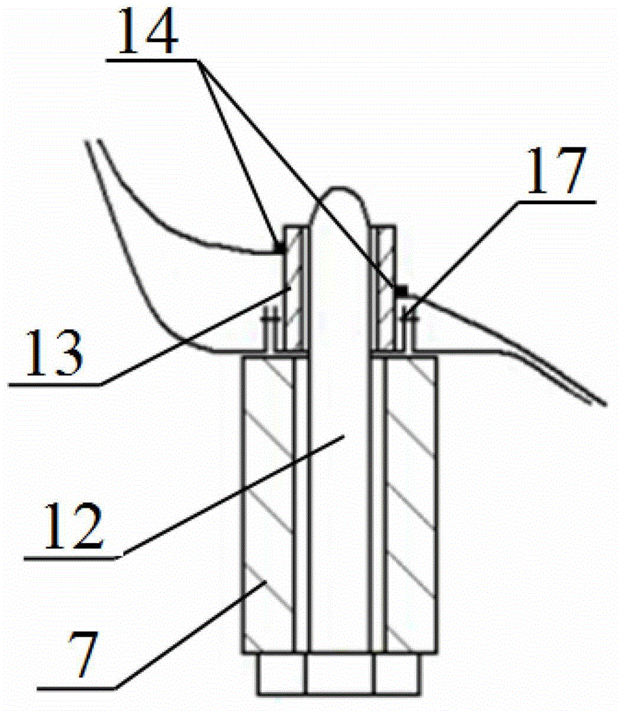 An installation structure for the front subframe of an automobile