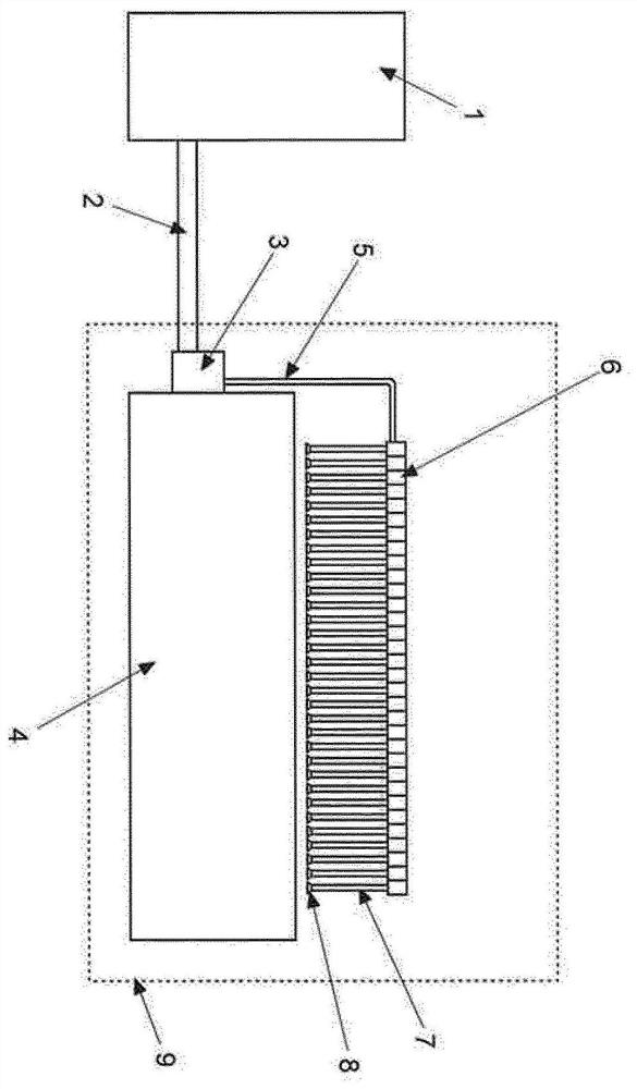 Shedding method and apparatus using air pressure