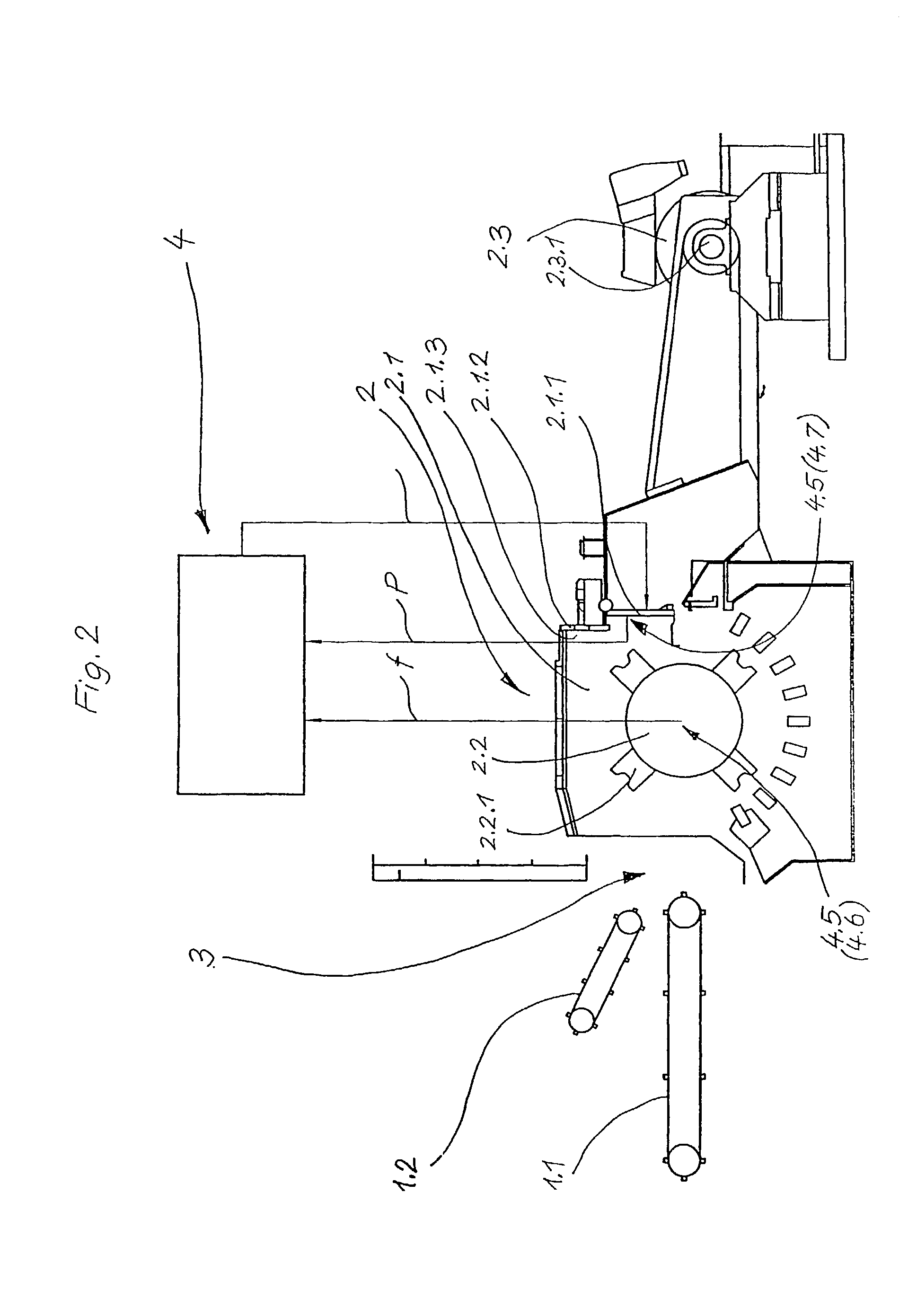 Method and installation for comminuting scrap material