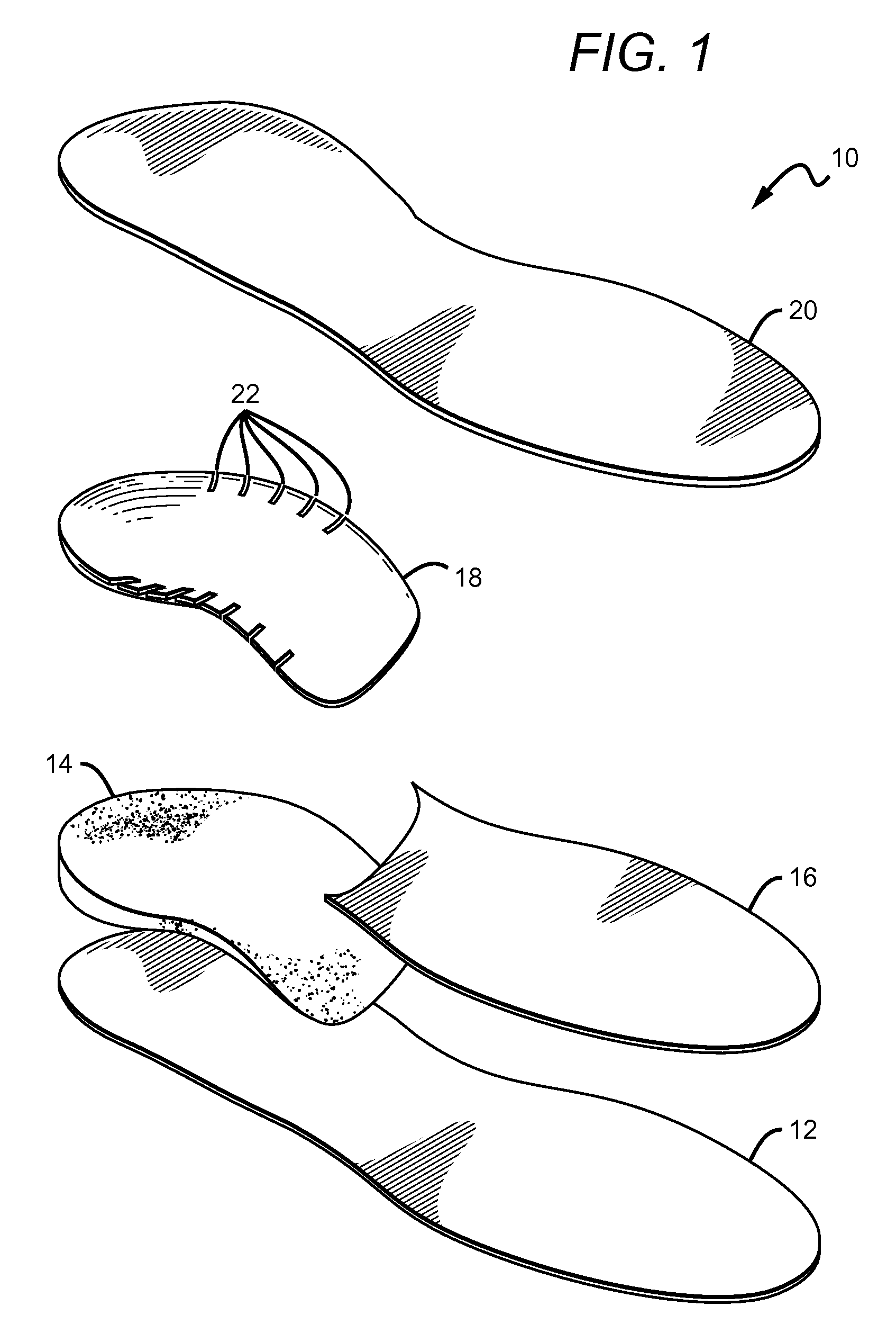 Improved orthotic shell for orthopedic sole insert