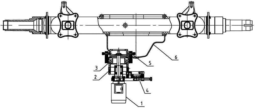 Repairing tool and method for tandem axle hole of tandem axle