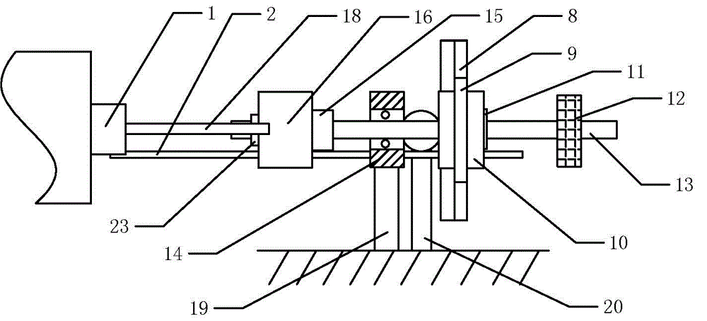 Device for machining multi-start threads