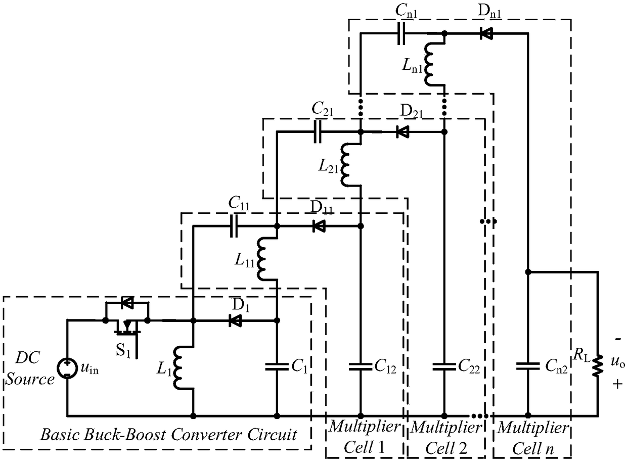 Buck-Boost DC-DC converter with high-gain boosting capability