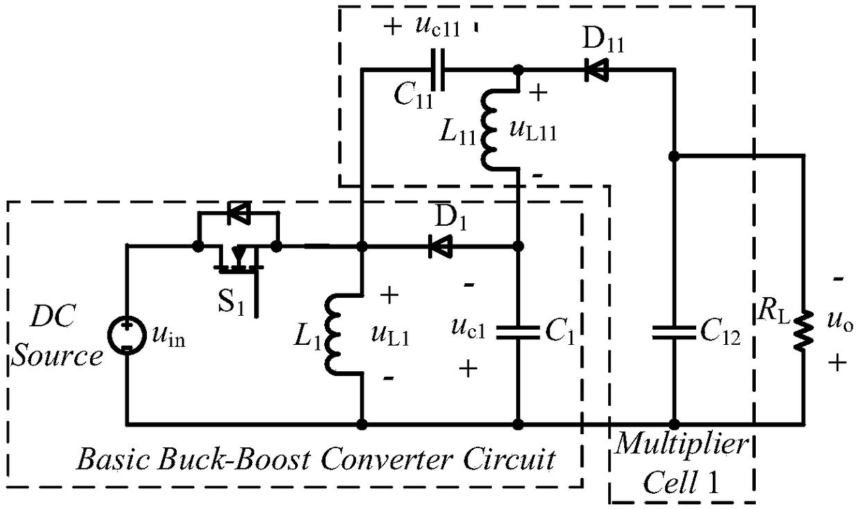 Buck-Boost DC-DC converter with high-gain boosting capability