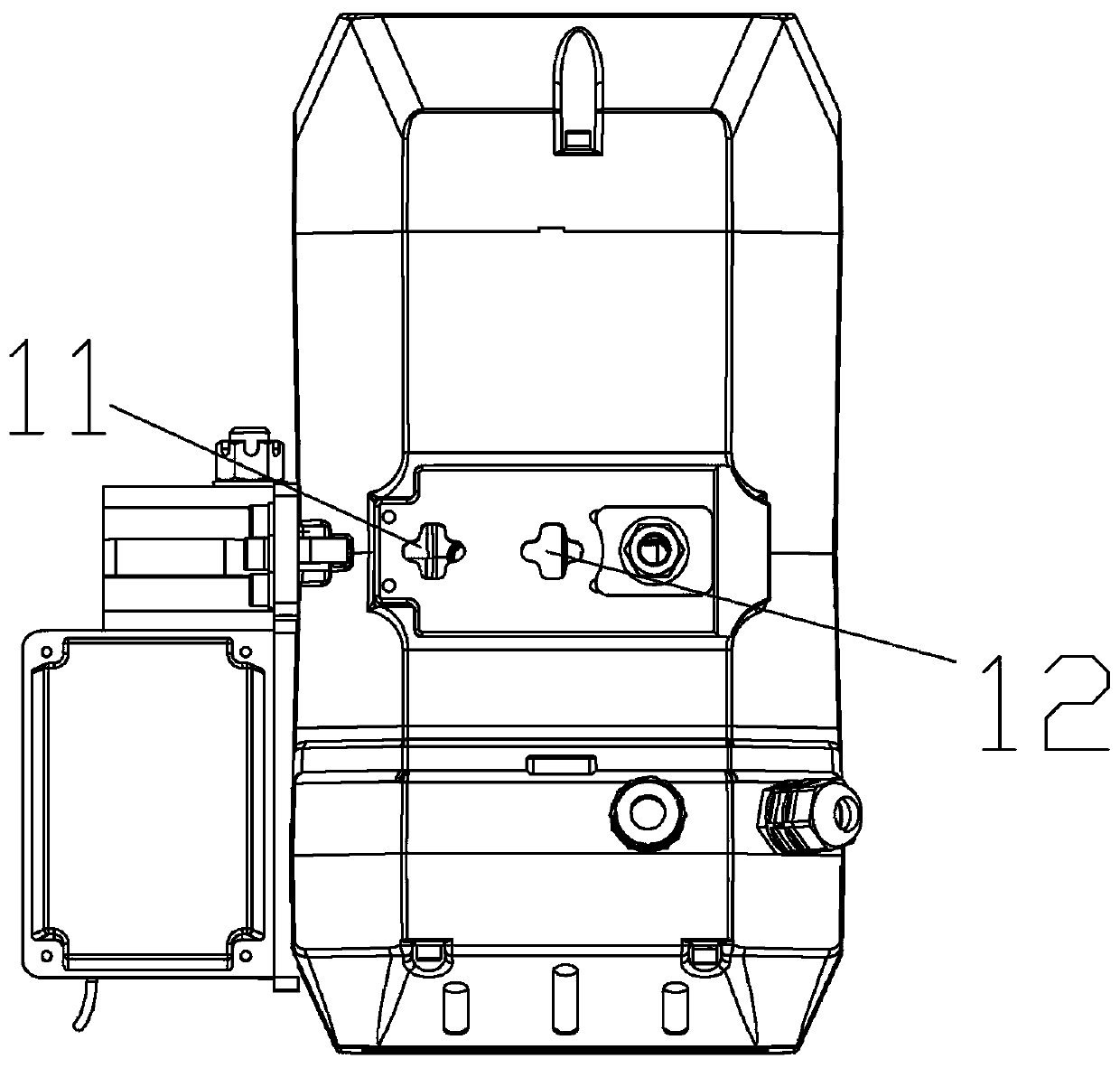 Chain-jamming-preventing protection electric hoist capable of automatically oiling and lubricating