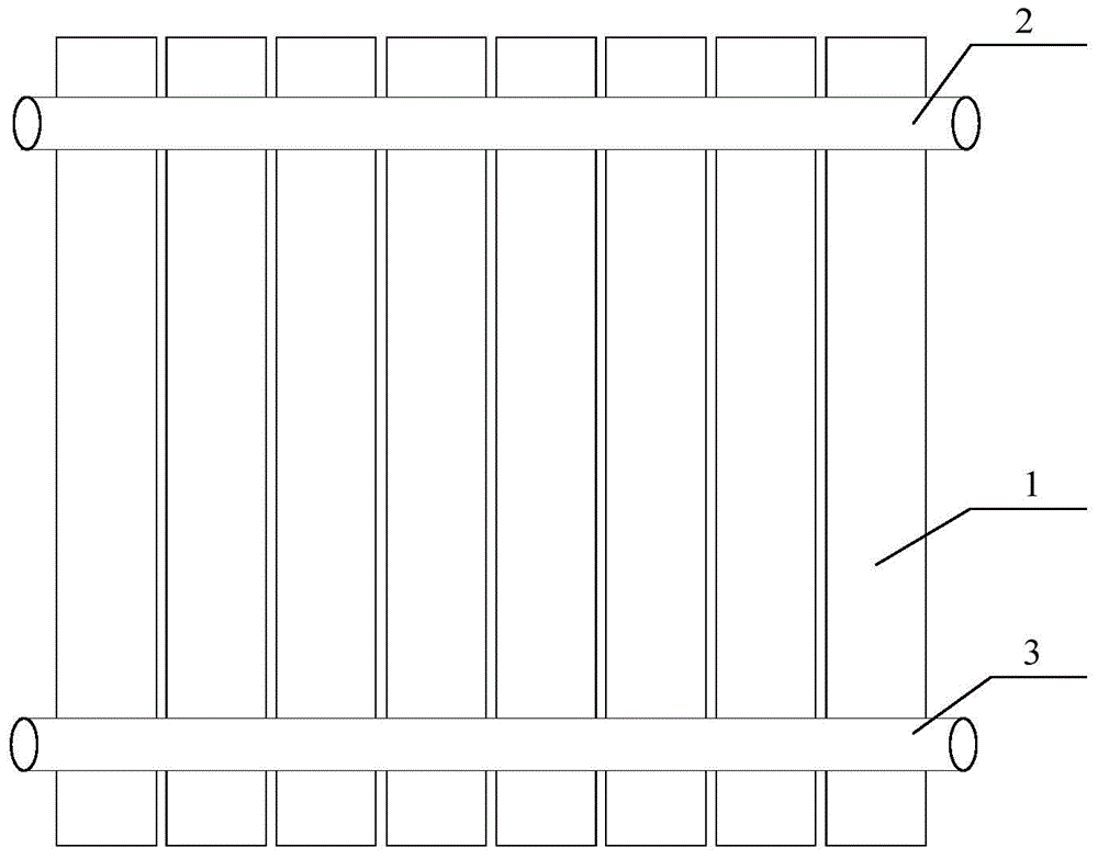 Heat pipe radiant vertical heating/cooling system and method