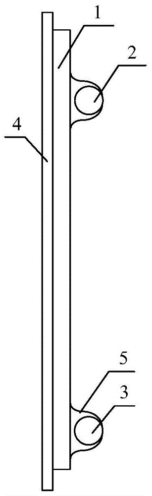 Heat pipe radiant vertical heating/cooling system and method