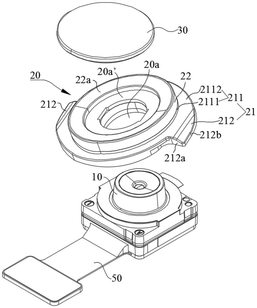 Camera device and electronic equipment