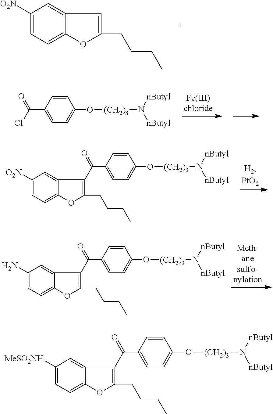 Process for preparation of dronedarone by n-butylation