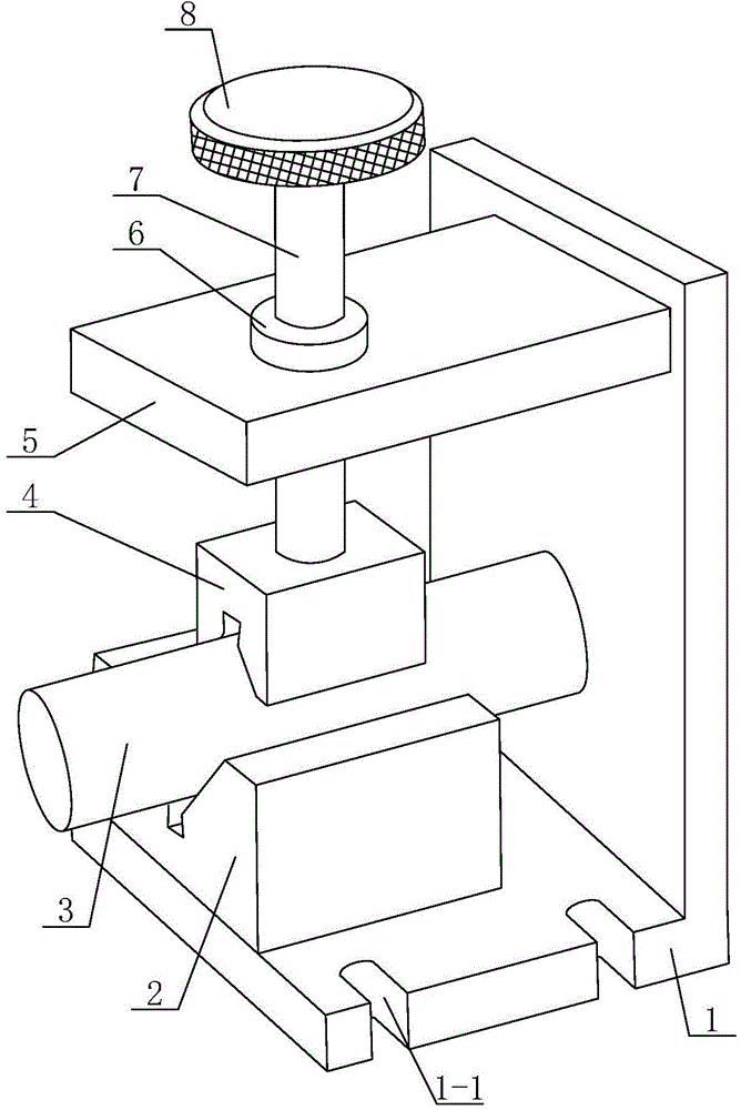 Cylindrical work piece bolt pressing apparatus
