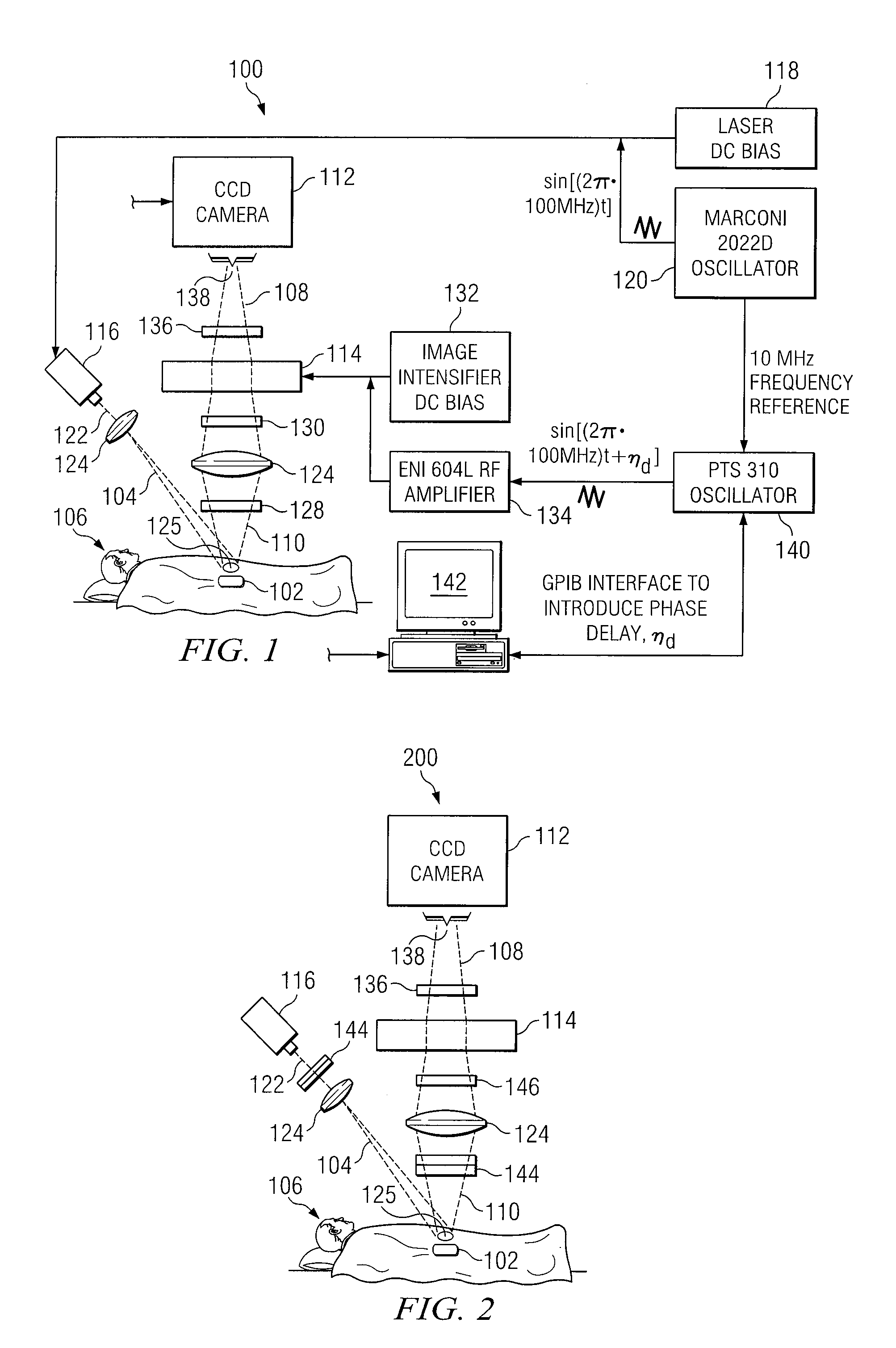 Method and system for near-infrared fluorescence contrast-enhanced imaging with area illumination and area detection