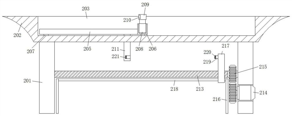 Fixed-length slitting device for strip brush machining