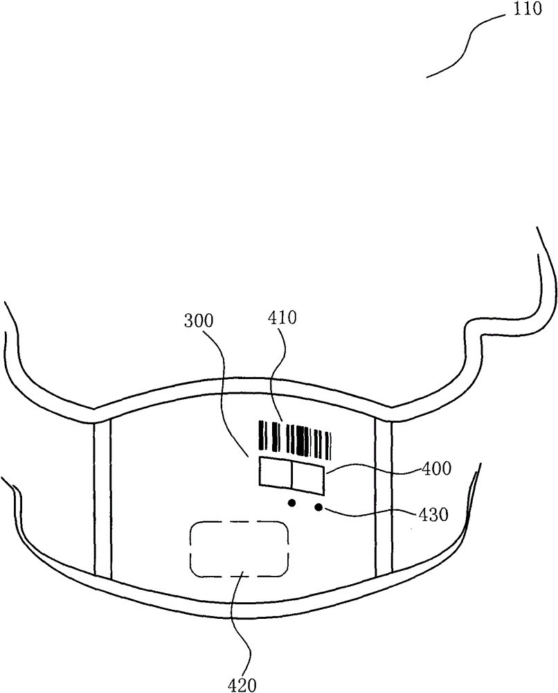 Usage output structure applied to protective gear