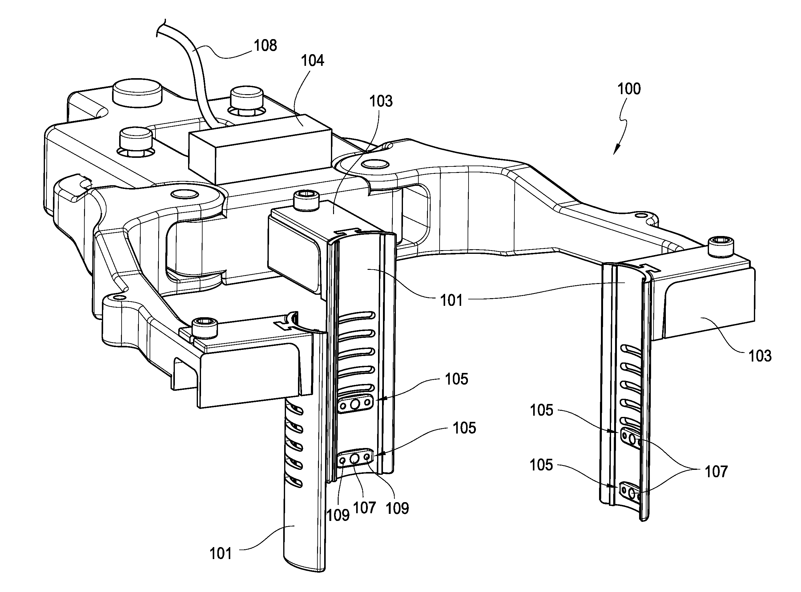 Binocular viewing assembly for a surgical visualization system