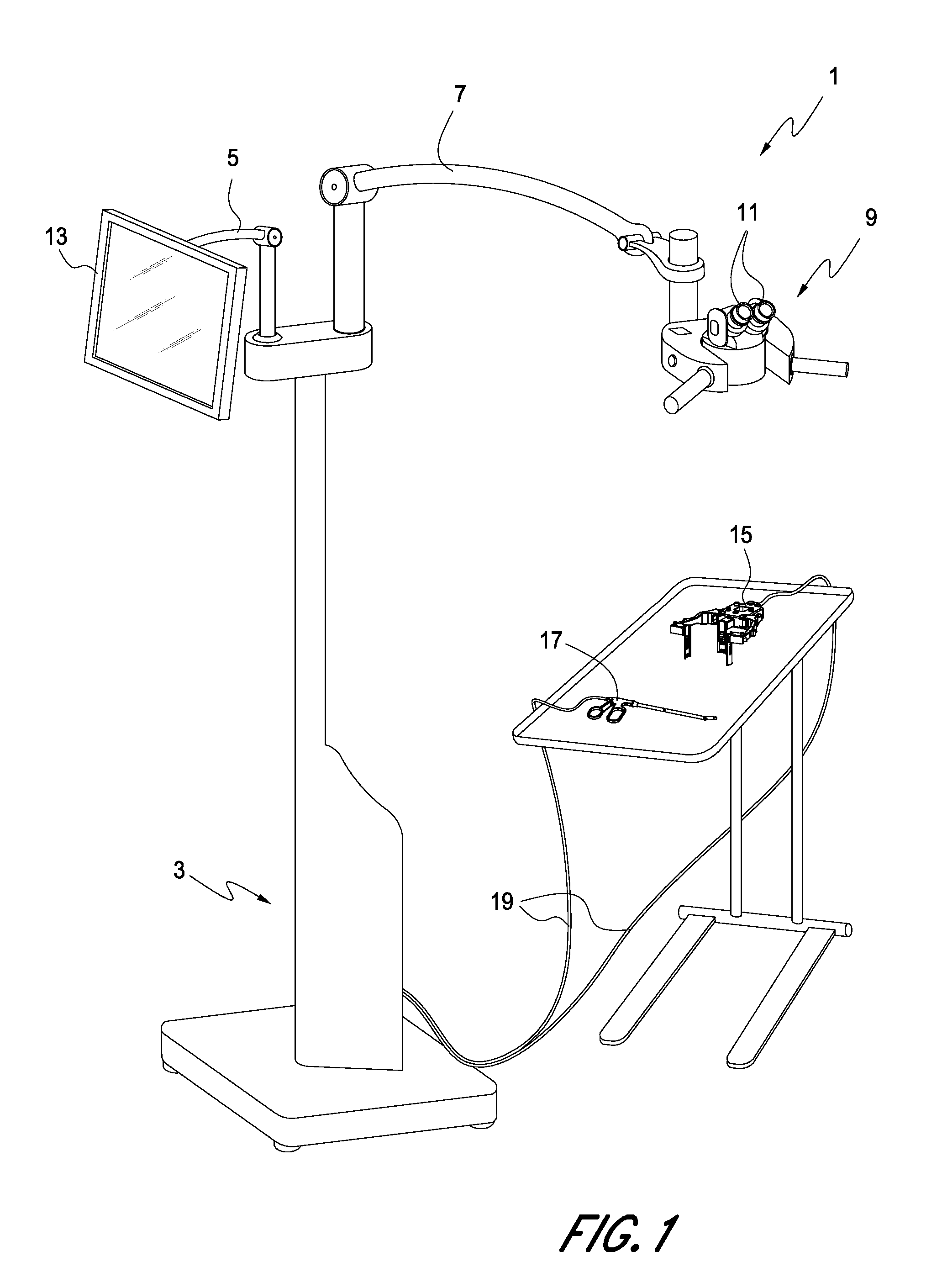 Binocular viewing assembly for a surgical visualization system