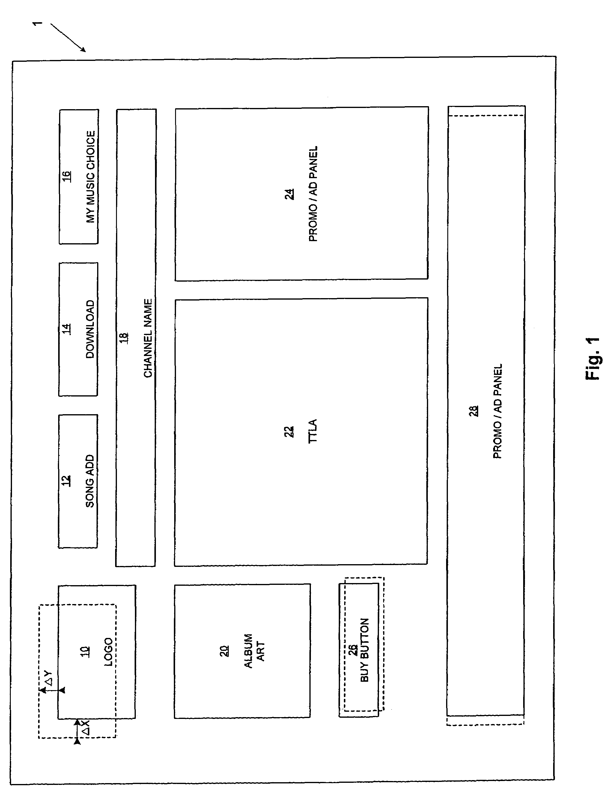 Method and system for displaying content while reducing burn-in of a display