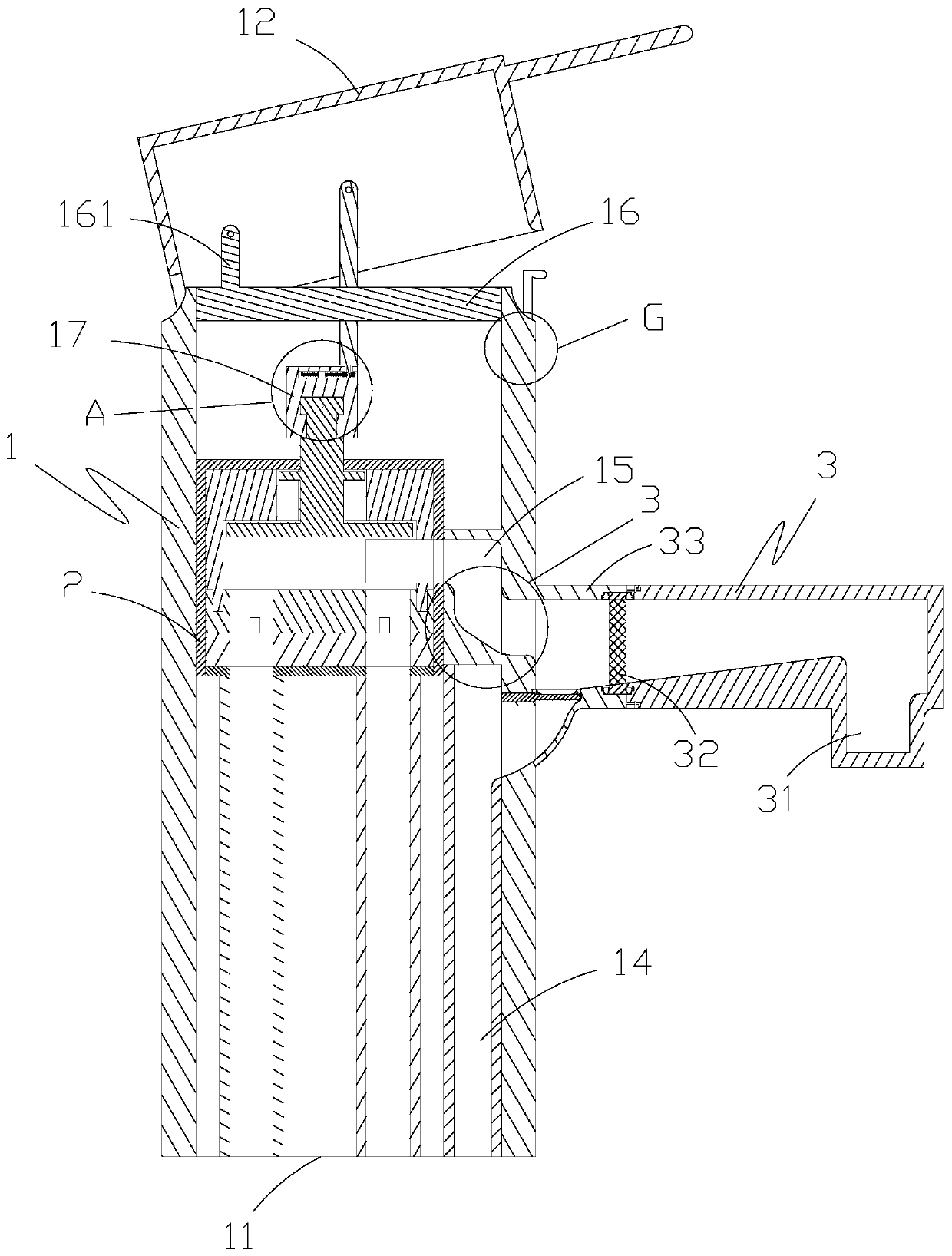 A detachable valve device