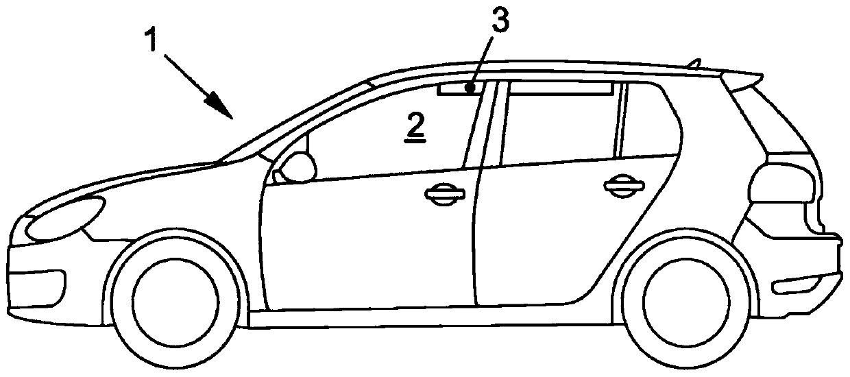 Vehicle lighting device for lighting the interior of a vehicle