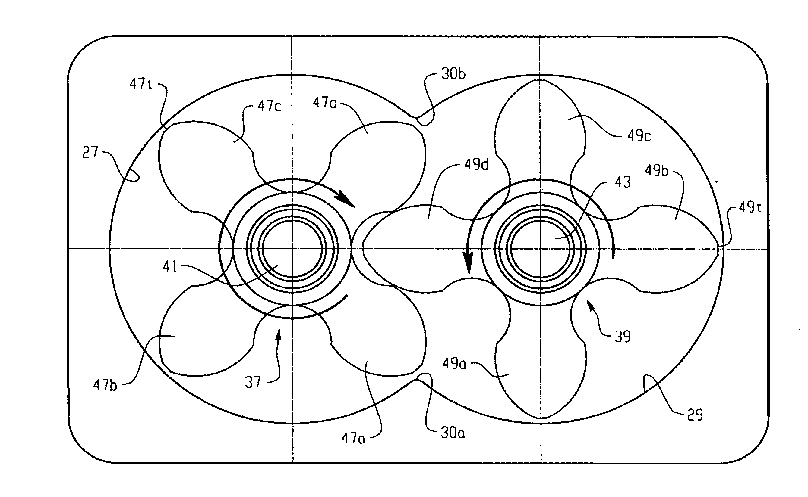 Optimized helix angle rotors for Roots-style supercharger