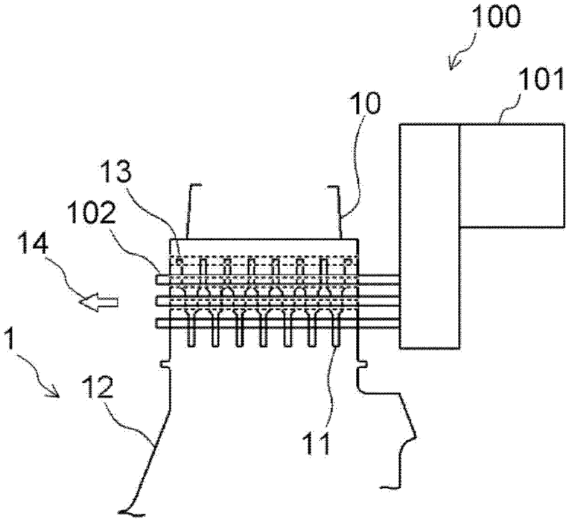 Stress treatment device and operation system