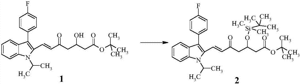 Preparation method of fluvastatin sodium dehydrated metabolite