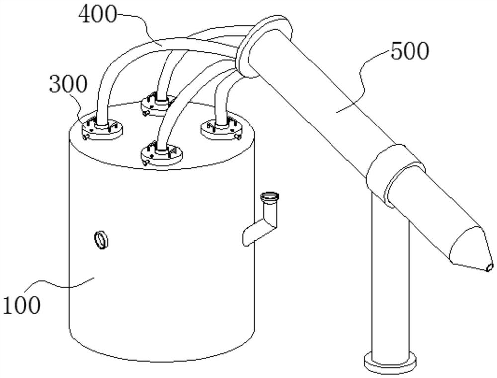 Extraction device and extraction method for rose oil production