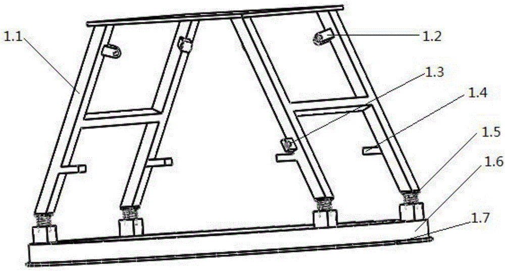 Aircraft underframe with function of delivering goods