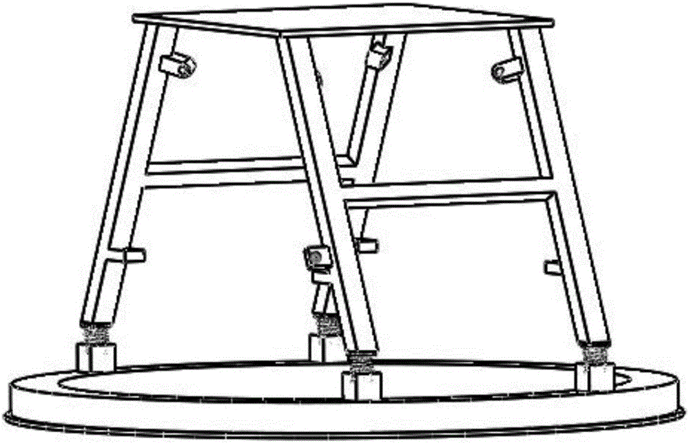 Aircraft underframe with function of delivering goods